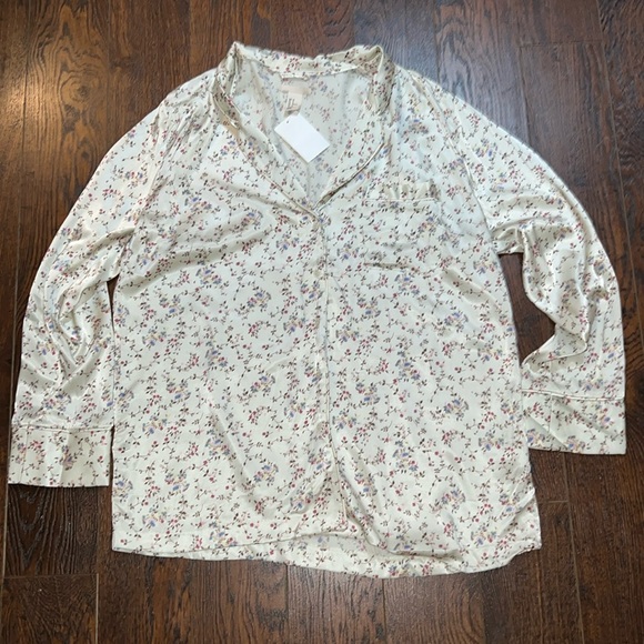 H&M PJ Silky Floral top size 12 - Picture 7 of 9